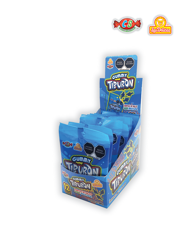 GUT020_2.png GUMMY TIBURON 70G - Imagen 1